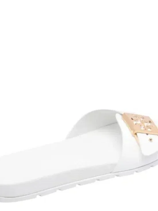 Tory Burch Mellow White Rubber Slide. Sz: 6 - Picture 4 of 11